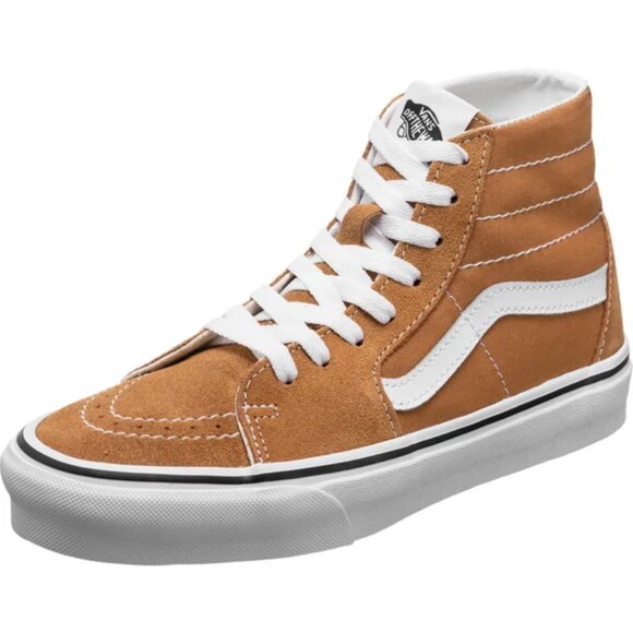 🤎 [BRAND NEW] VANS SK8-HI TAPERED BROWN WHITE WOMENS SHOES SIZE 6.5 SNEAKERS 🤎 - Picture 3 of 11